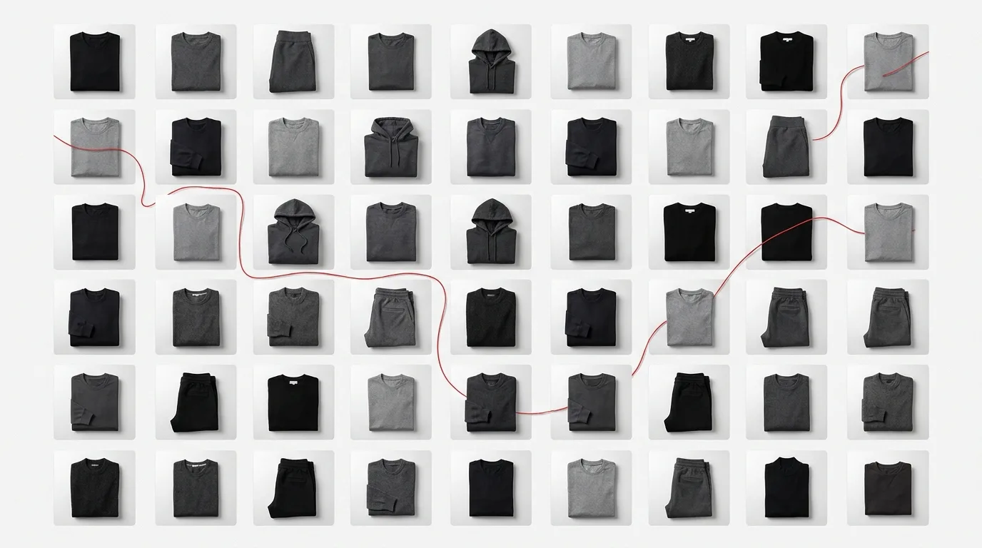 Catálogo de roupa desorganizado? Como montar uma grade que realmente vende